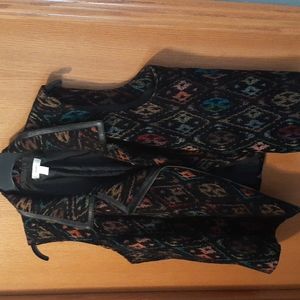 CJ Banks Multi-colored Vest-SZ 1X